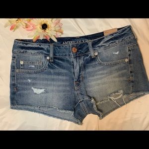 American Eagle Outfitters Jean Shortie Shorts